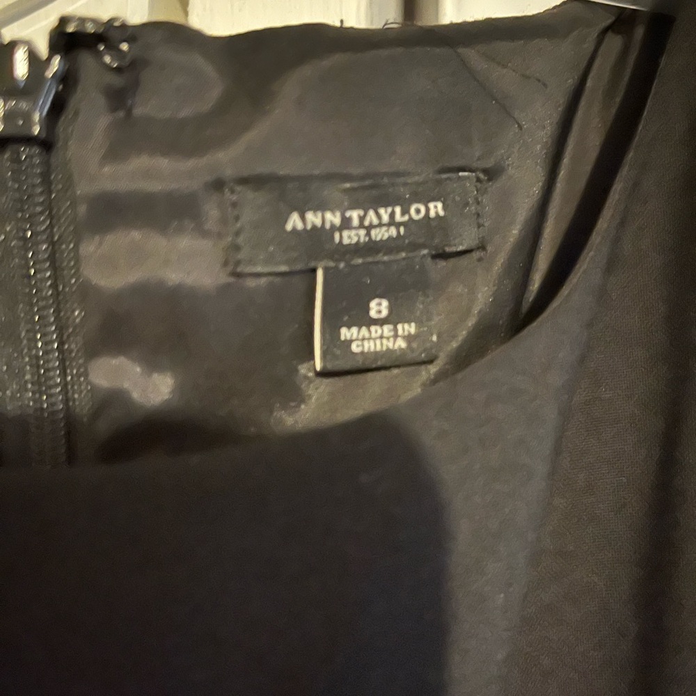 Black Ann Taylor cocktail dress. Sleeveless size 8